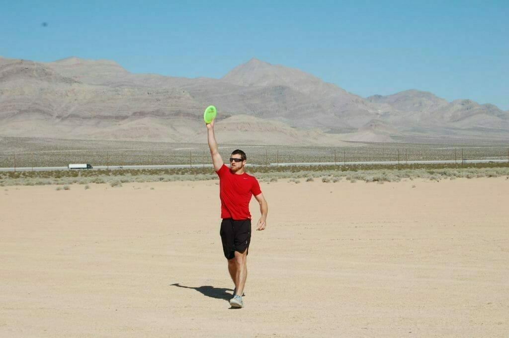 David Wiggins Jr. signals that he is ready to throw Saturday at the High Desert Distance Challenge.