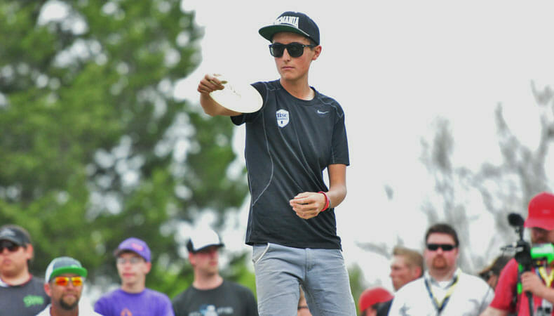 Eagle McMahon broke onto the scene at last year's Glass Blown Open. Photo: PDGA