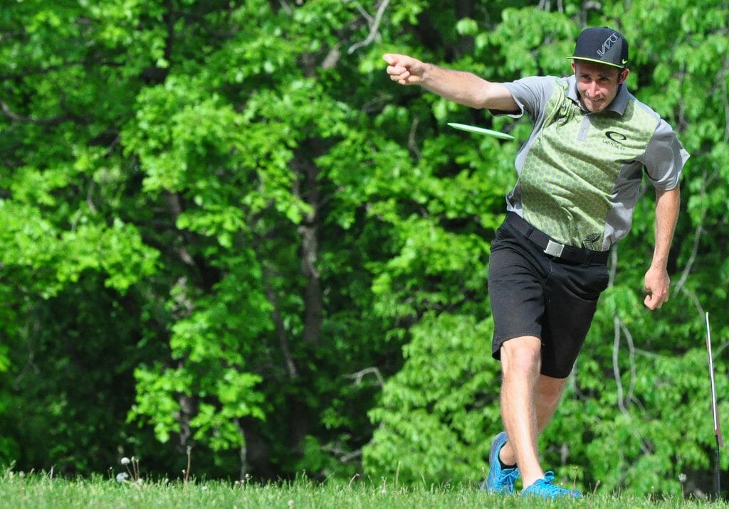 Ricky Wysocki pulled away from the field at the final day of the Kansas City Wide Open. Photo: PDGA