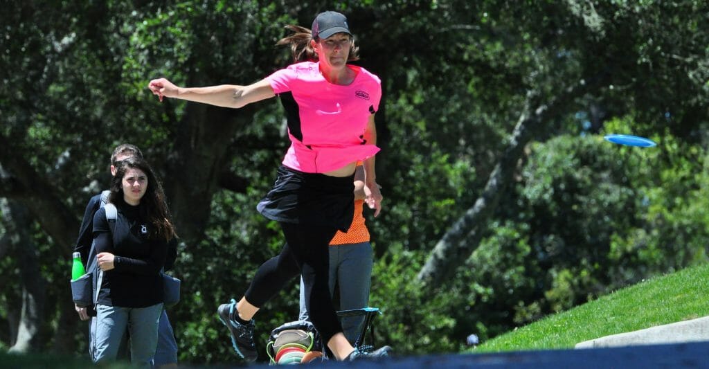 Valarie Jenkins will play on a men's card this weekend at the St. Jude Disc Golf Charity Invitational. Photo: PDGA