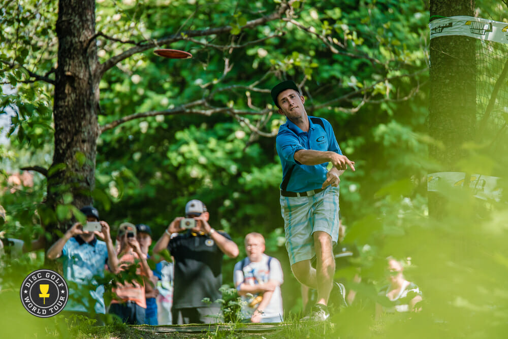 Ricky Wysocki started off hot to take a share of the lead after the European Open's first round. Photo: Eino Ansio, Disc Golf World Tour