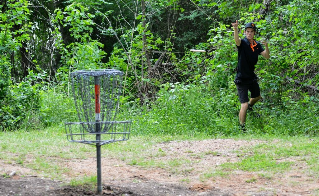 After a combined 19-under par for the first two rounds, Nate Perkins shares the lea at the Silver Cup. Photo: Gneiss Shot Productions