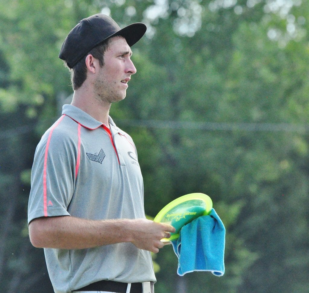 Ricky Wysocki has claimed the hot round two days running to hold the lead at the Brent Hambrick Memorial Open in Columbus, Ohio. Photo: PDGA