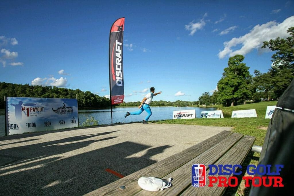 Paul McBeth rebounded from Worlds in classic form at the Ledgestone Open in Peoria, Illinois. Photo: Disc Golf Pro Tour