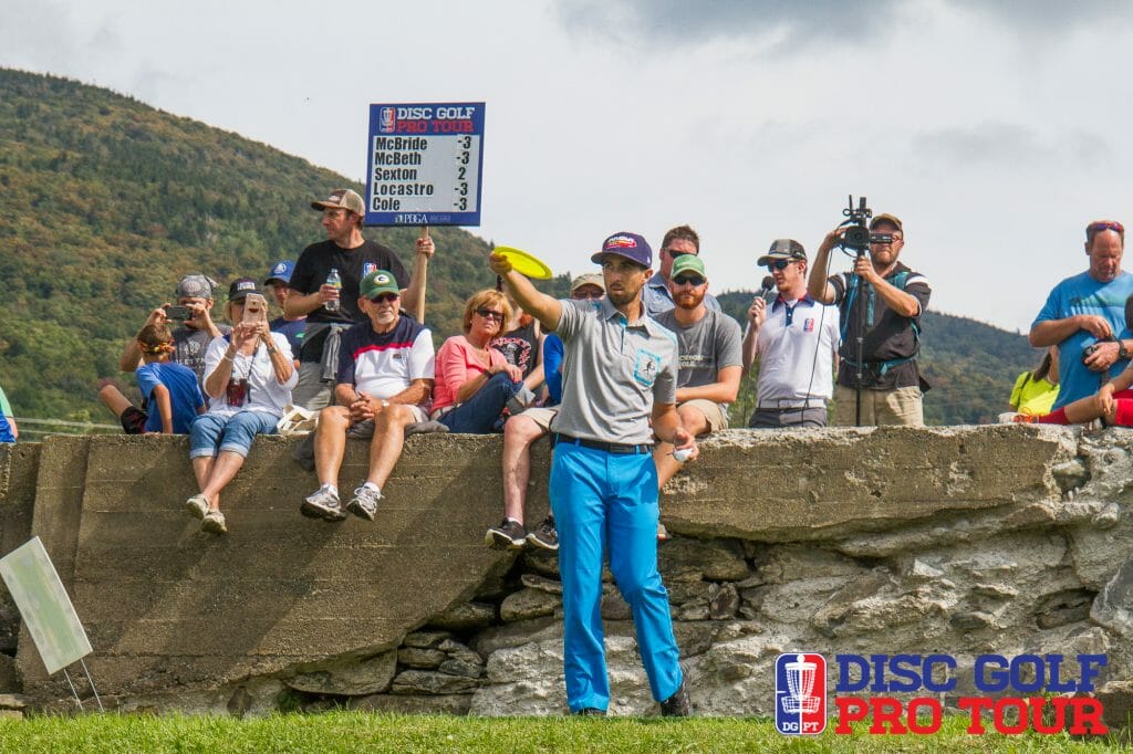 Paul McBeth took down the Disc Golf Pro Tour Championship this weekend in Vermont. Photo: Lauren Lakeberg, LEL Photgraphy/DGPT