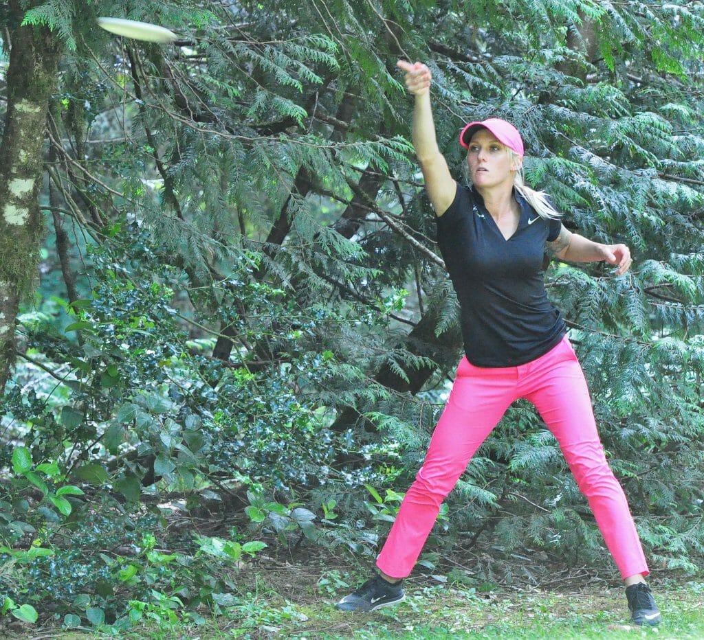 Catrina Allen won 19 of the 24 Women's Open tournaments she played in 2016. Photo: PDGA