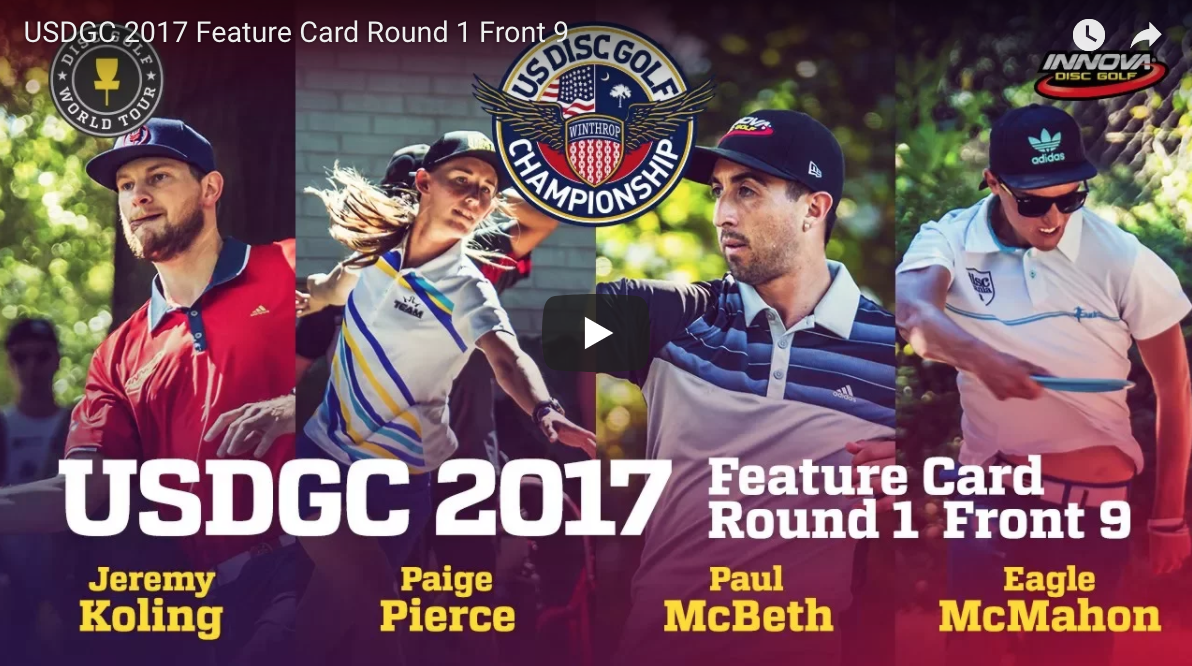 Watch Usdgc Feature Card [round 1] Livewire Ultiworld Disc Golf