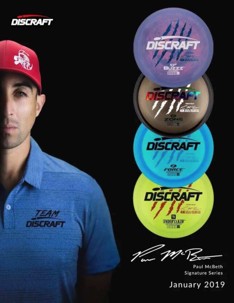 McBeth Confirms Discraft Signature Series Discs Livewire Ultiworld