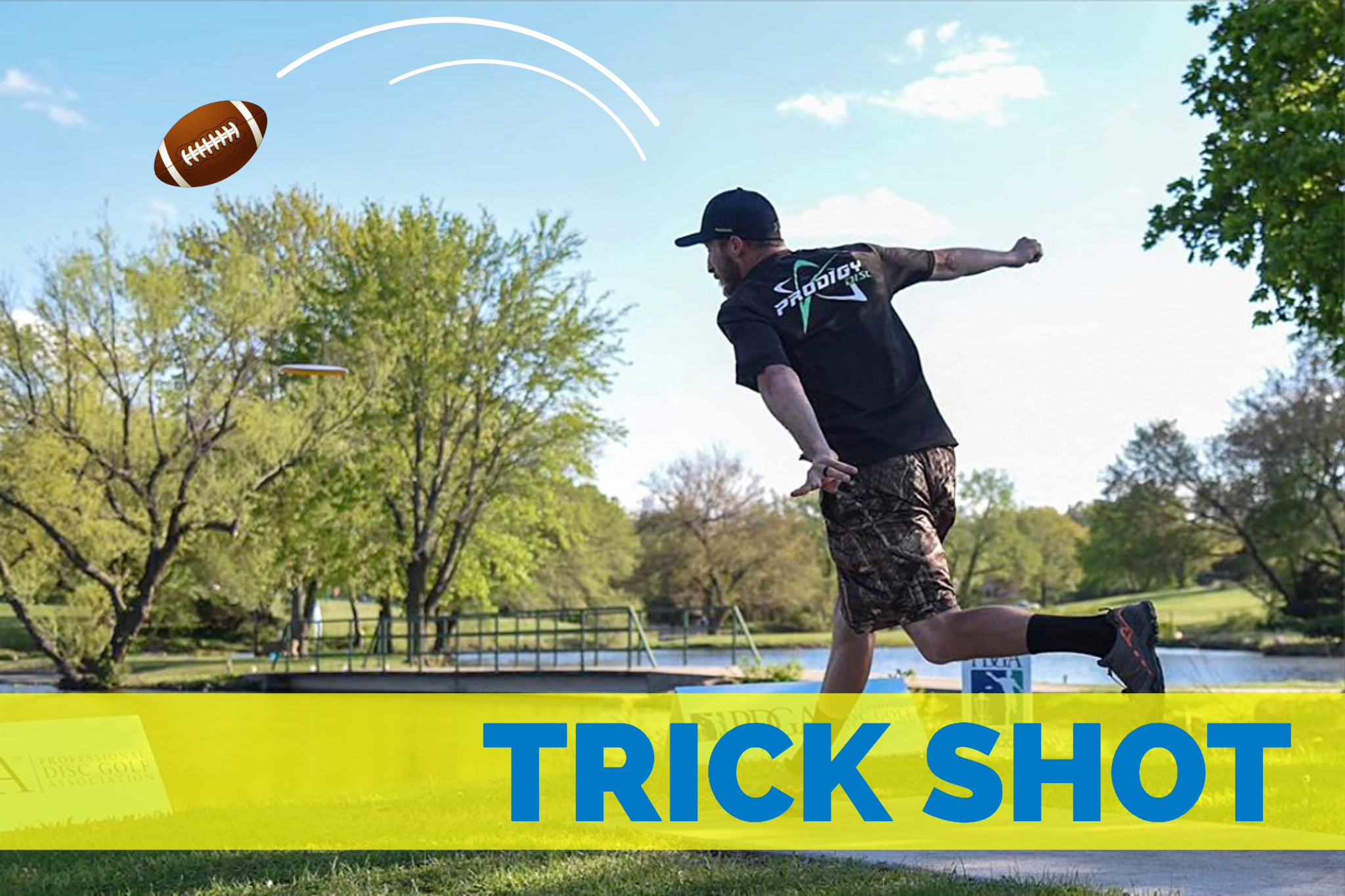 Chris Dickerson Shoots Skeet With A Football And Disc Ultiworld Disc Golf