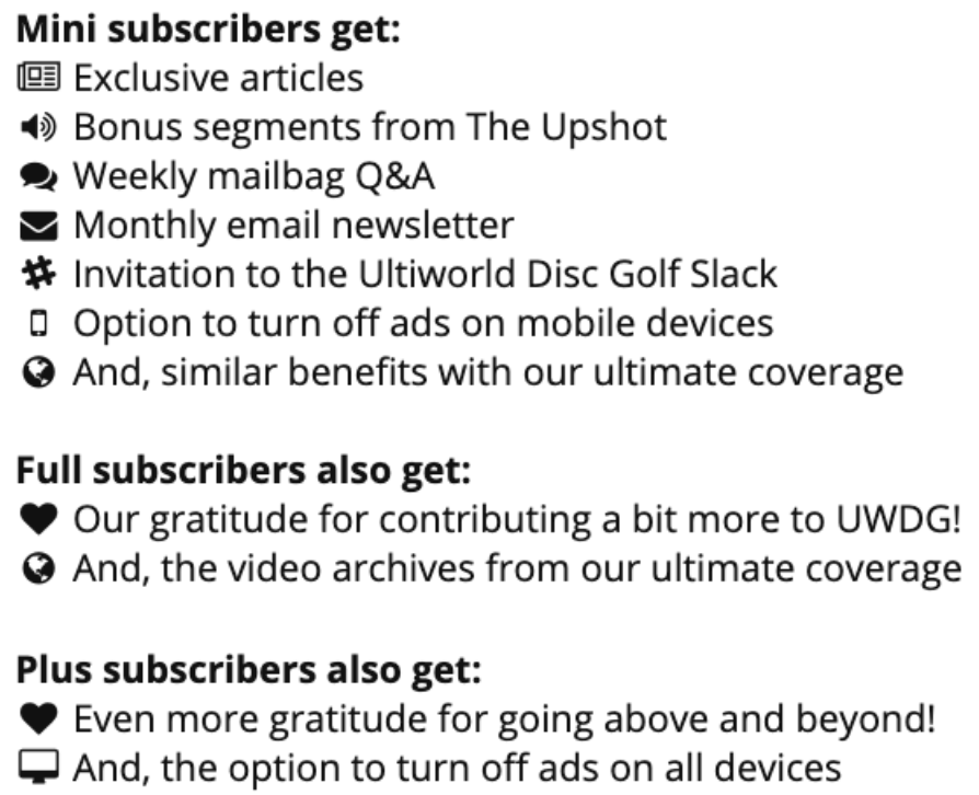 Announcing The Ultiworld Disc Golf Subscription Ultiworld Disc Golf