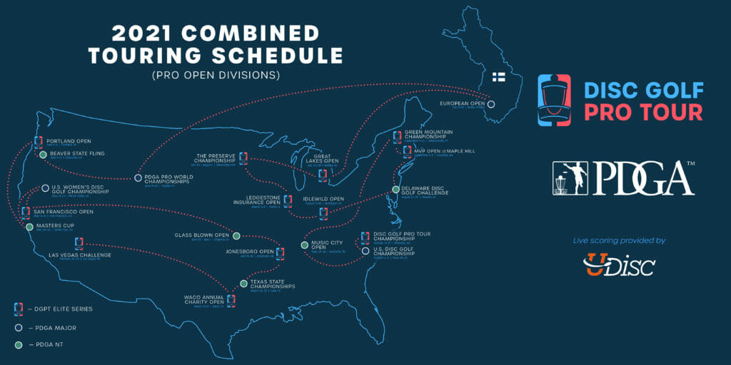 Here Is The 2021 Disc Golf Pro Tour Schedule Ultiworld Disc Golf