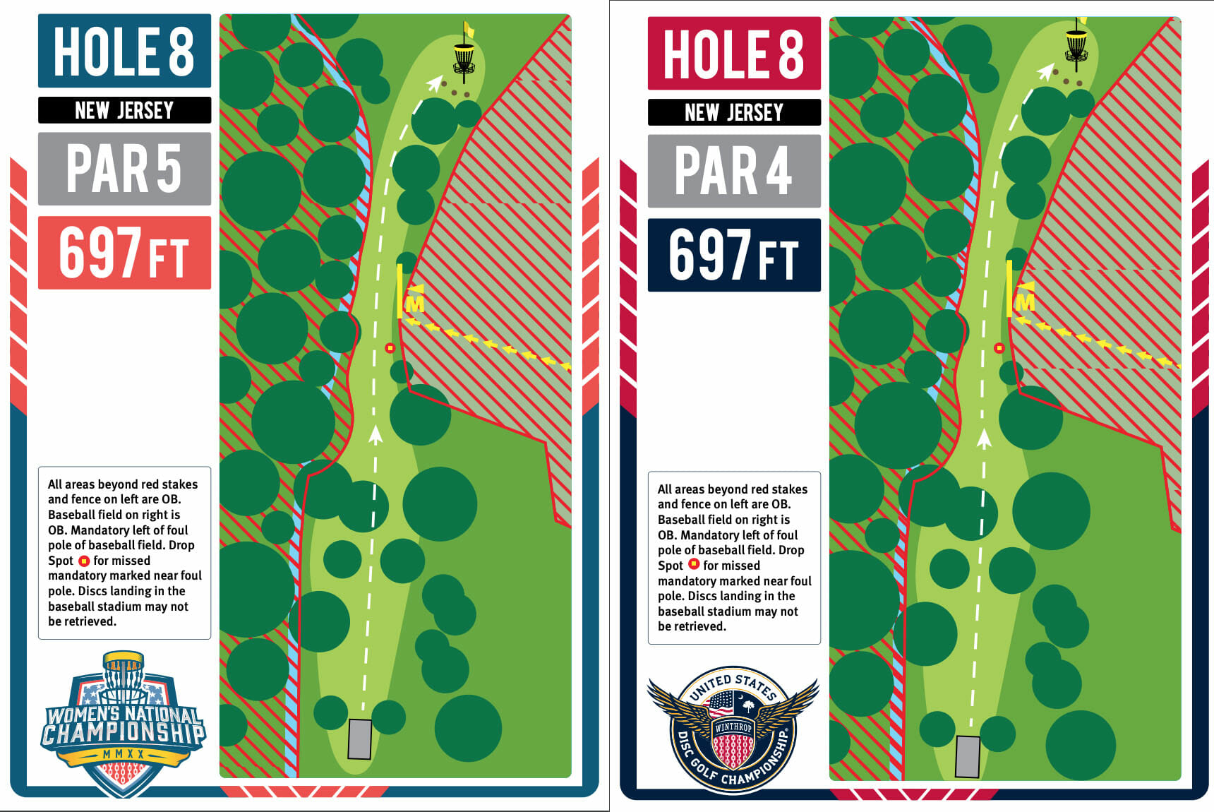 Here Is the Women's National Championship Winthrop Layout - Ultiworld ...