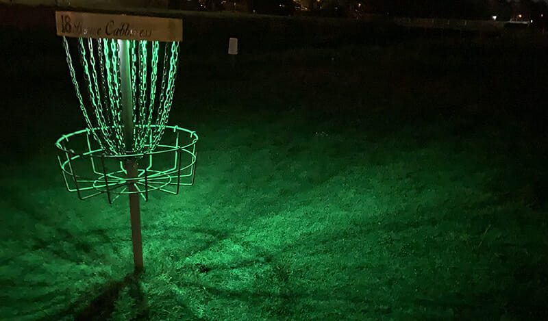 Glow Disc Golf